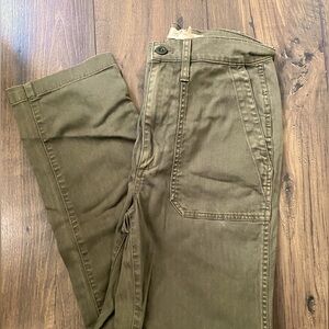 Madewell Green Utility Pants